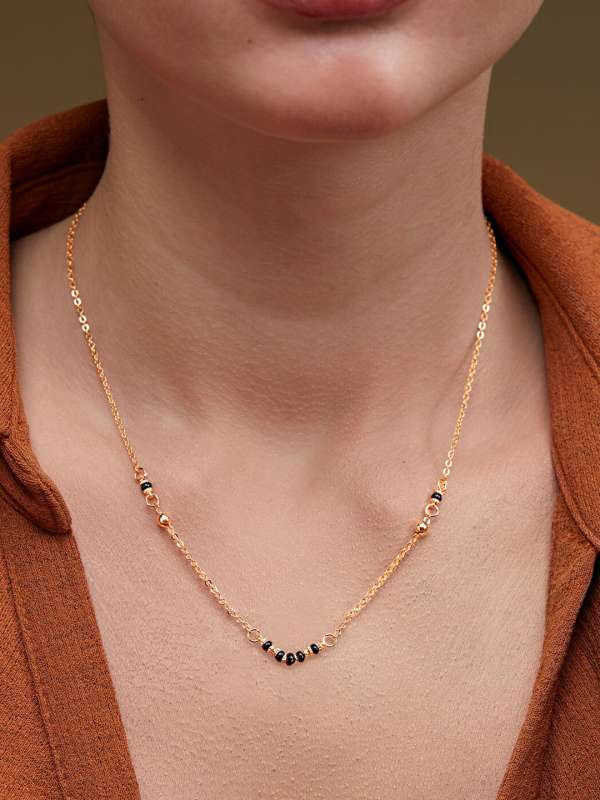 Tanishq gold chain designs for womens with price deals