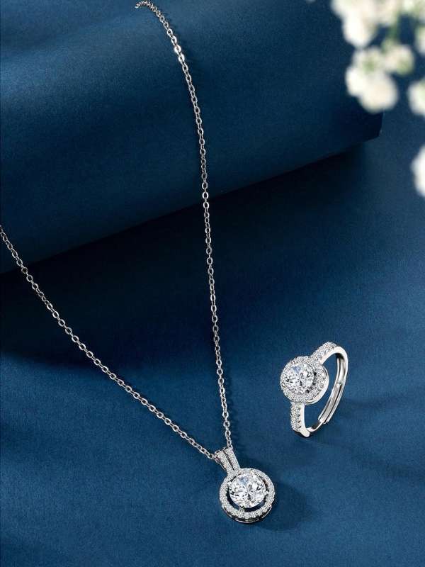 Archies Jewellery Pendant Set Buy Archies Jewellery Pendant Set online in India
