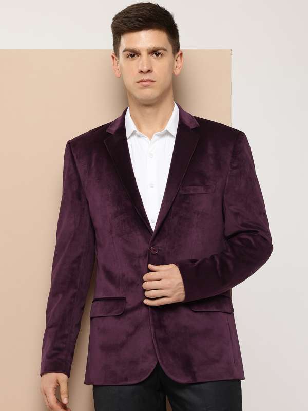 Purple Blazers Buy Trendy Purple Blazers Online in India Myntra