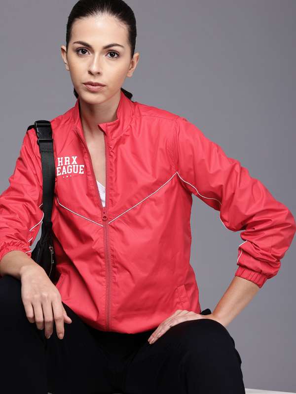 Hrx red jacket hotsell