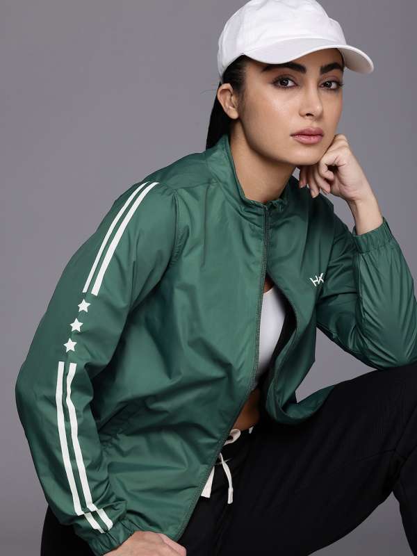 Hrx olive green jacket shop