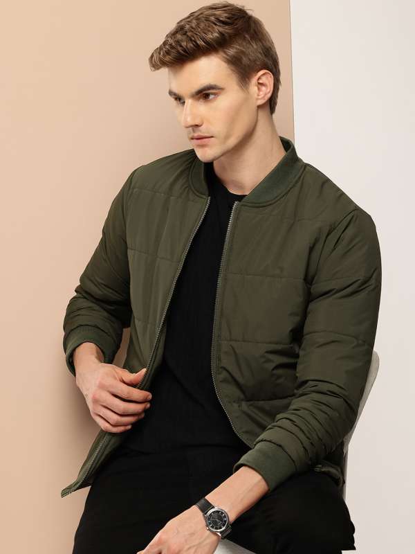 Green Men Jackets Invictus Buy Green Men Jackets Invictus online in India