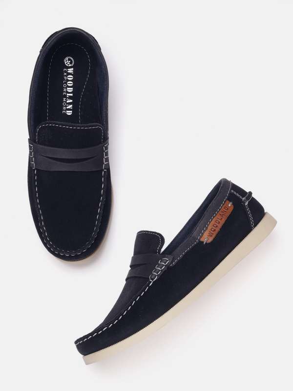 Woodland blue loafers discount