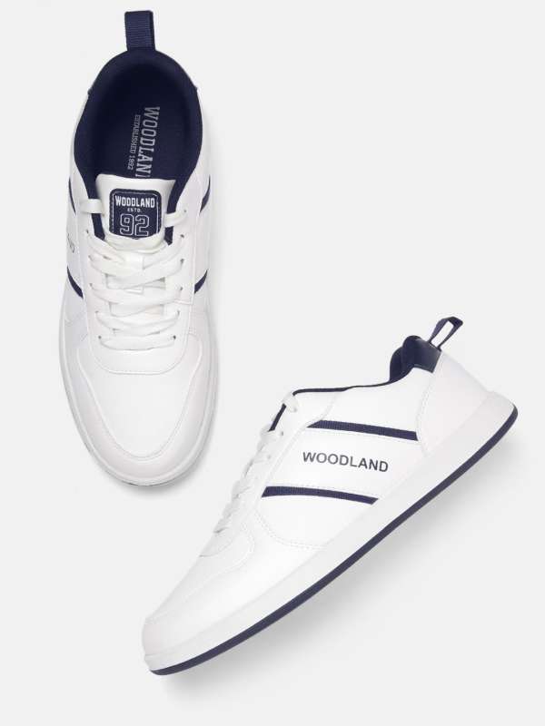 Woodland white leather shoes hotsell