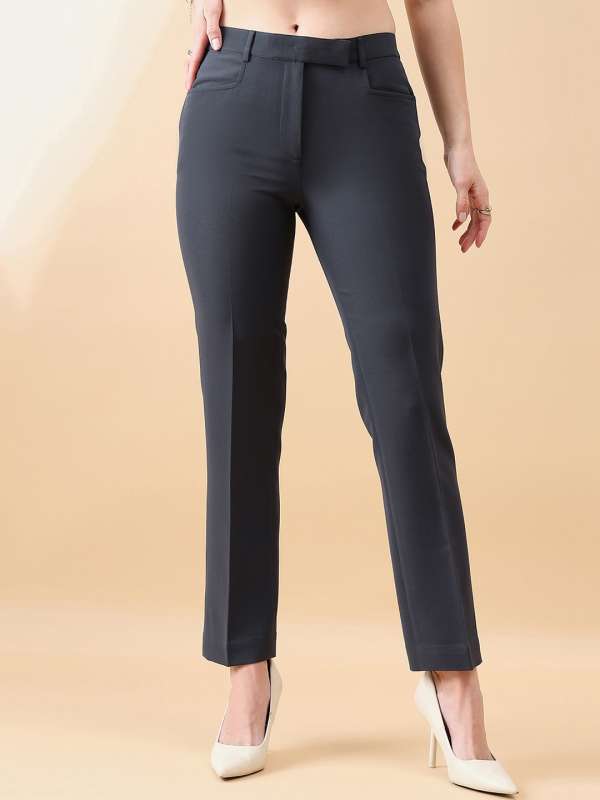 Next womens grey trousers online