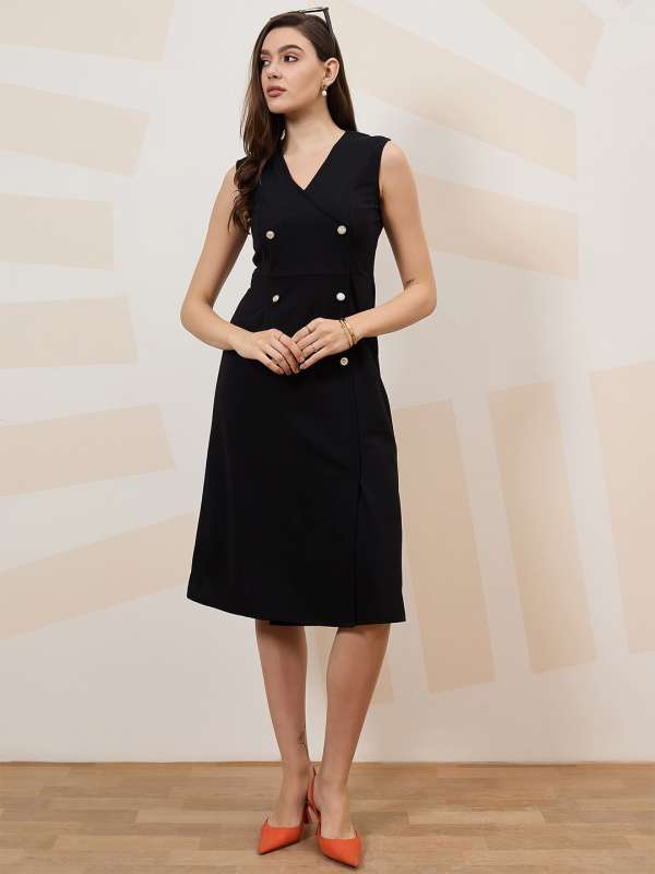 Knee length one piece dress myntra outlet