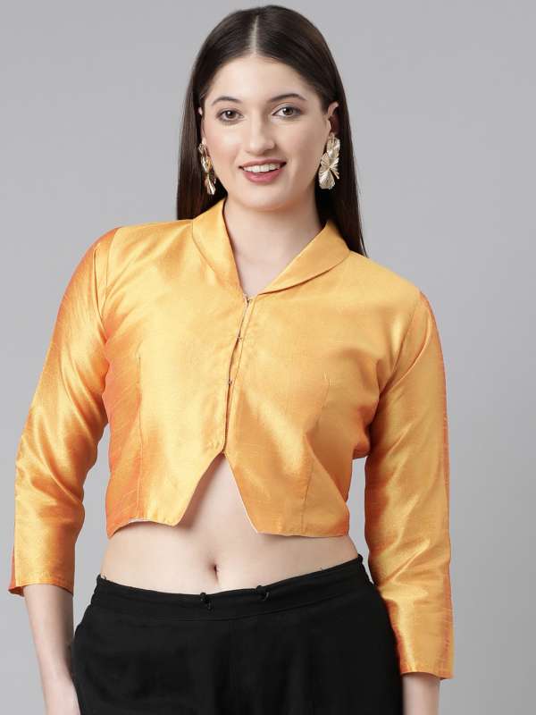 Yellow Blouse Buy Trendy Yellow Blouse Online in India Myntra