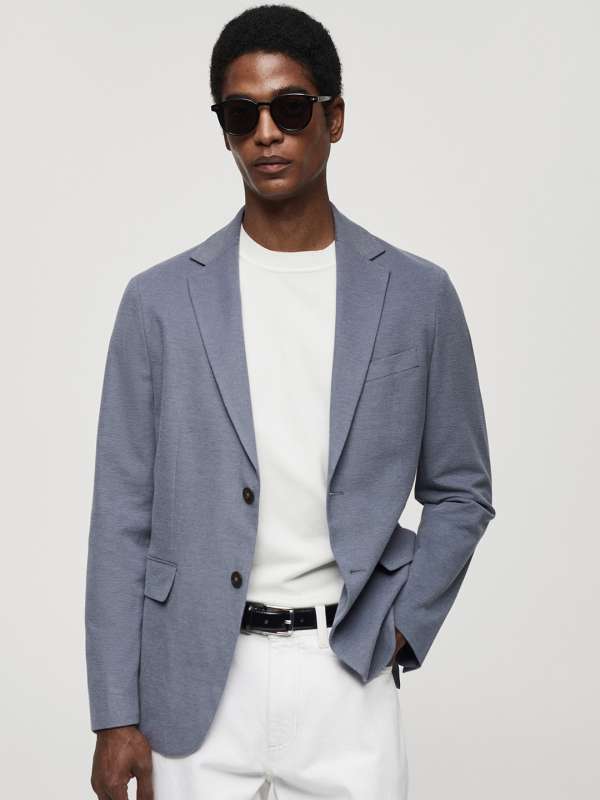Giovani Blue Slim Fit Blazer 3552837.htm Buy Giovani Blue Slim Fit Blazer 3552837.htm online in India