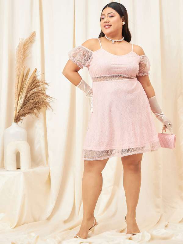 Shop for Affordable Plus Size Dresses Online only on Myntra