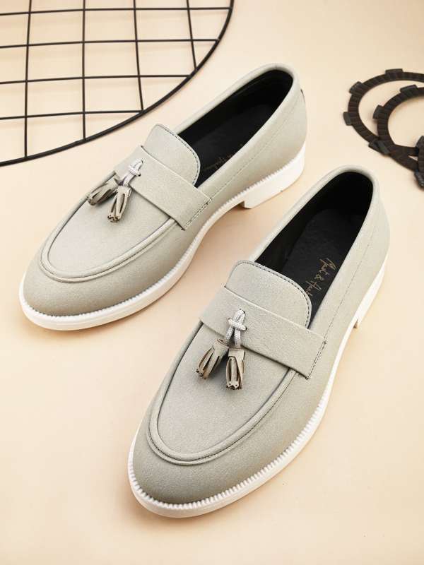 Mens cream slip on shoes hot sale