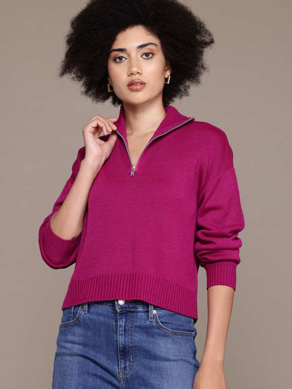 Fuschia sweater shop