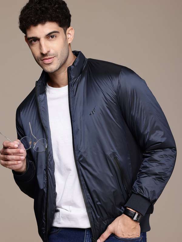Mens navy casual jacket hot sale
