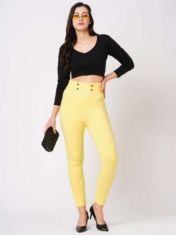 Yellow jeggings outlet