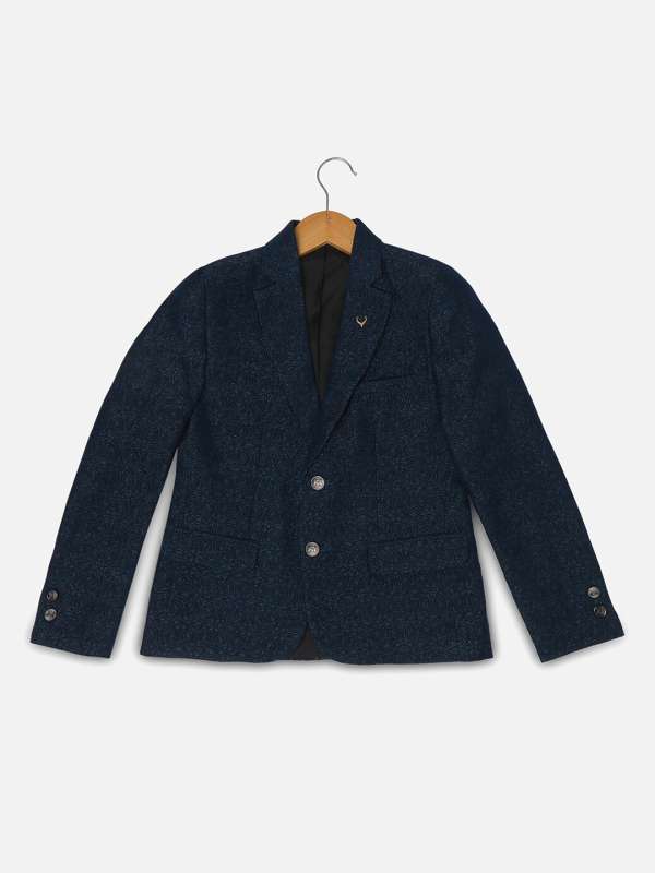 Buy Allen Solly Junior Boys Embroidered Single Breasted Party Blazer Blazers for Boys 29084652 Myntra