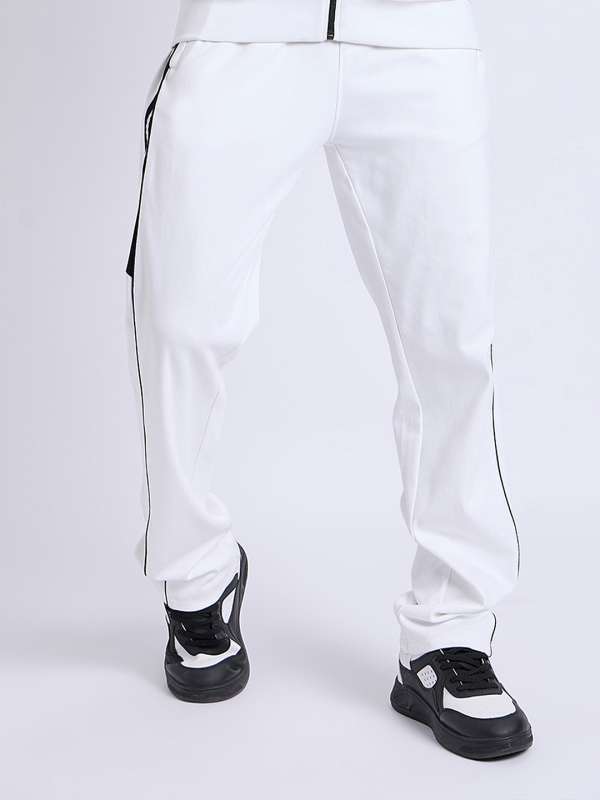 White Sports Track Pants Buy White Sports Track Pants online in India