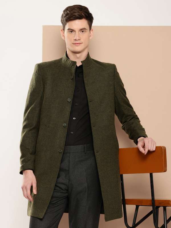 Mao collar coat sales