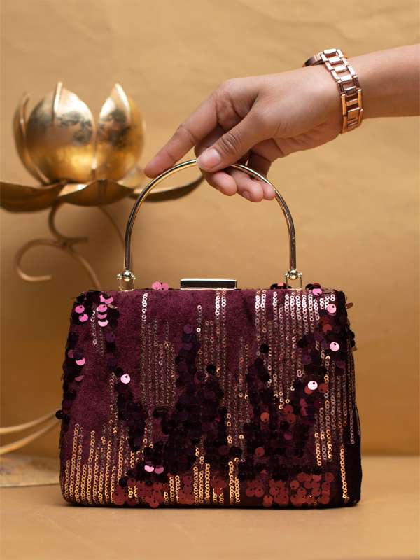 Women Maroon Clutches Buy Women Maroon Clutches online in India
