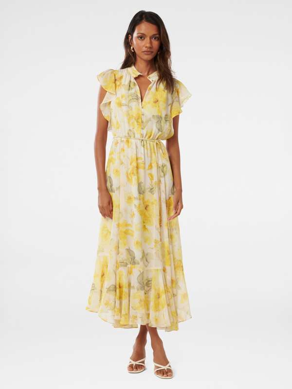 Forever New Yellow Dresses Buy Forever New Yellow Dresses online in India