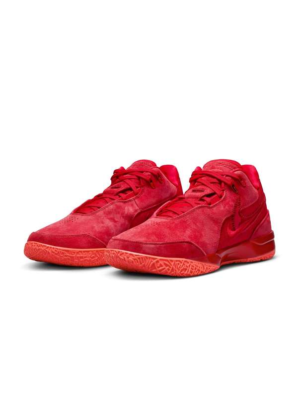 Full red nike shoes hot sale
