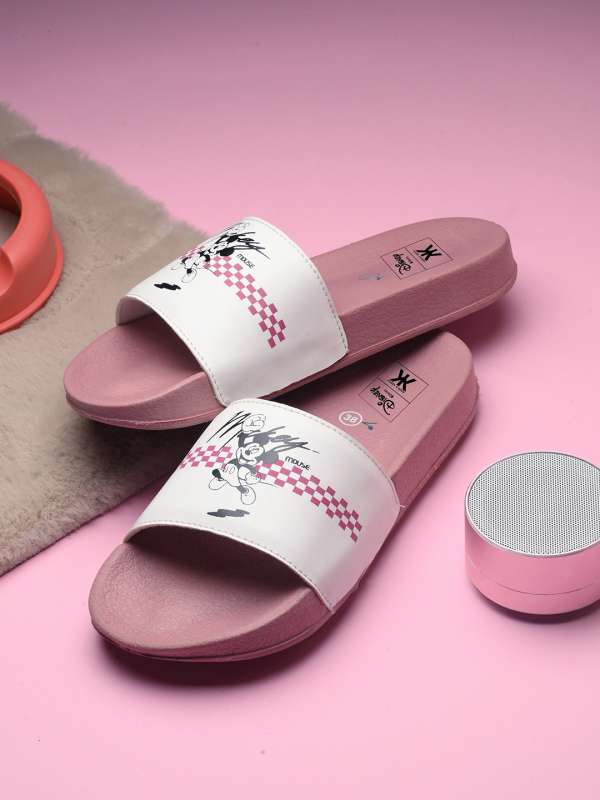 Mickey mouse flip flops womens clearance