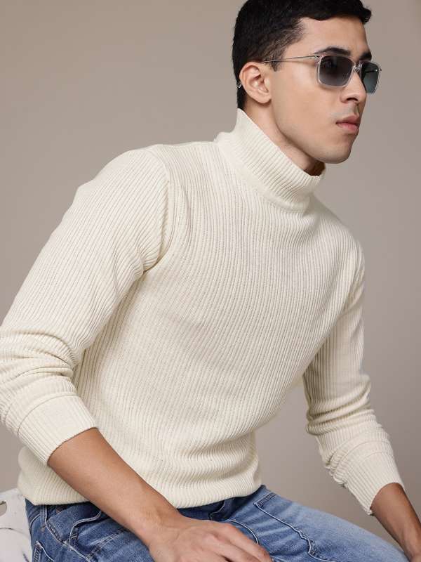 Branded high neck sweater clearance