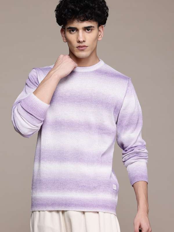 Lavender fuzzy sweater new arrivals