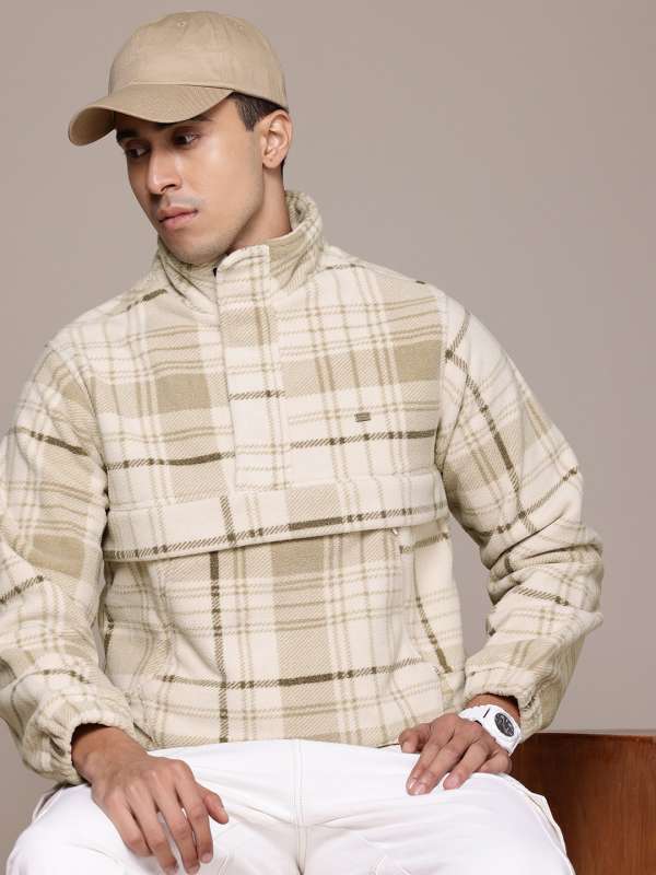 White Black Checked Jackets Buy White Black Checked Jackets online in India