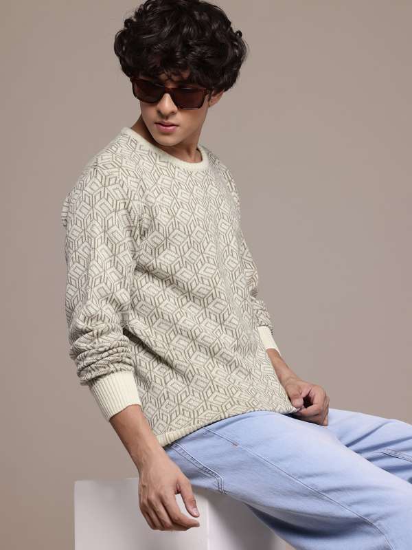 Beige pullover sweater new arrivals