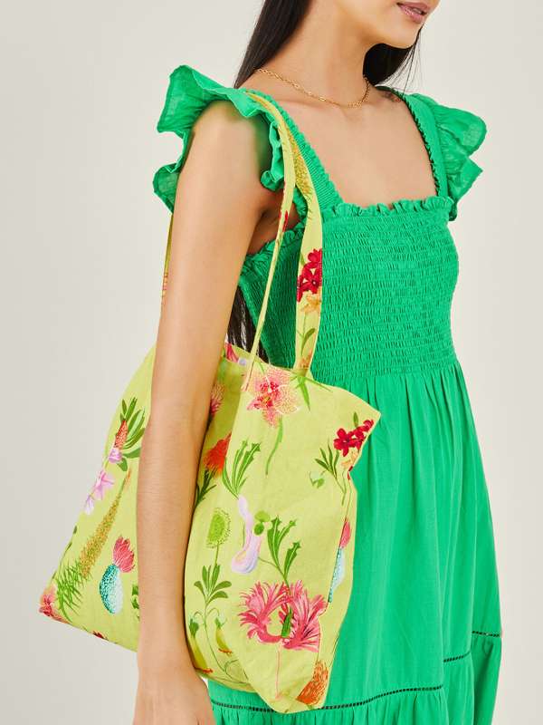 Accessorize Mustard Yellow Tote Bag Buy Accessorize Mustard Yellow Tote Bag online in India