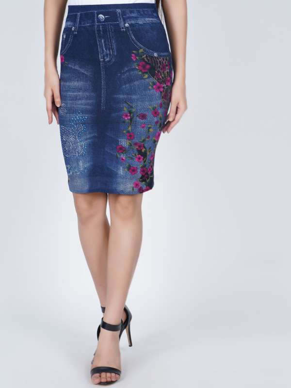 Denim Skirt Under 500 Buy Denim Skirt Under 500 online in India