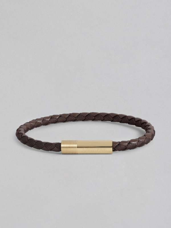 Calvin klein men's leather bracelet 2025