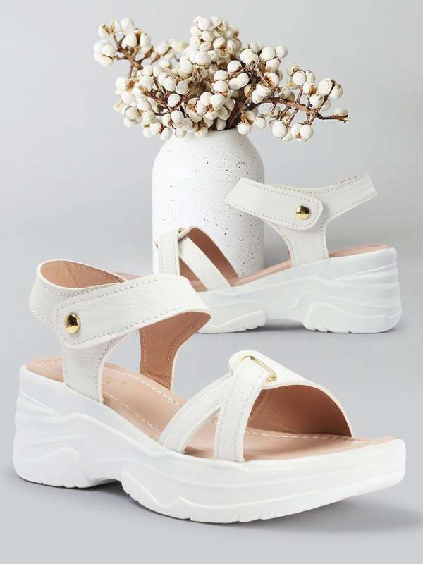 Buy white wedges new arrivals