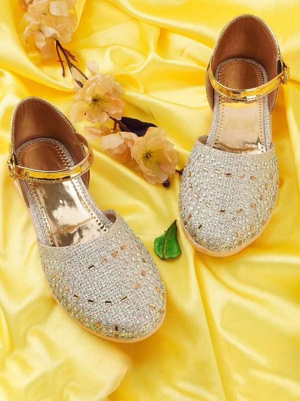Yellow Orange Kids Shoes Ballerina Buy Yellow Orange Kids Shoes Ballerina online in India