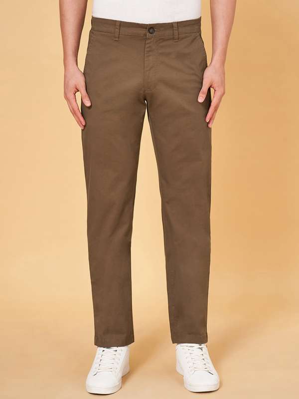 Byford By Pantaloons Brown Trousers Buy Byford By Pantaloons Brown Trousers online in India