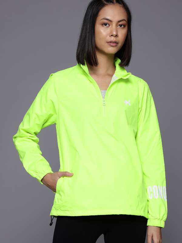 Olive green half jacket shop