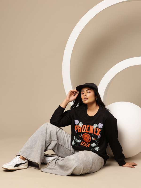 Buy Plus Size Sweatshirt Online at the Best Price Myntra
