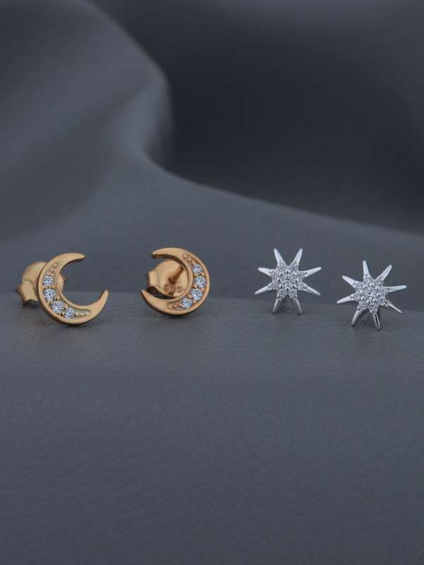 Moon Earrings Buy Moon Earrings online in India