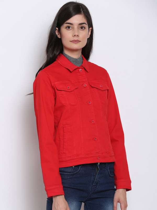 Red Jean Jackets Buy Red Jean Jackets online in India