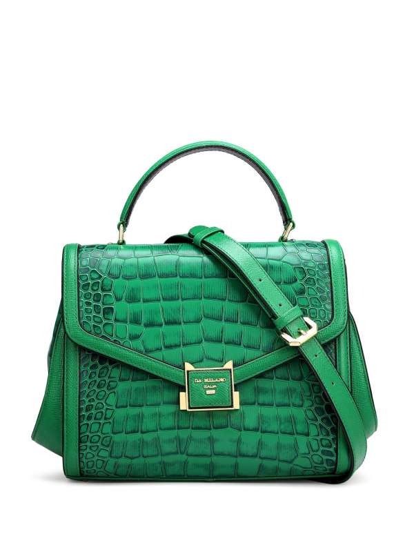 Green handbags online best sale