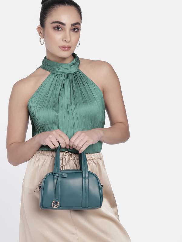 Teal handbags cheap sales