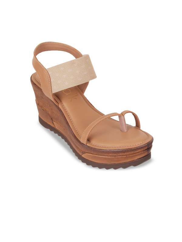 Catwalk beige wedges new arrivals