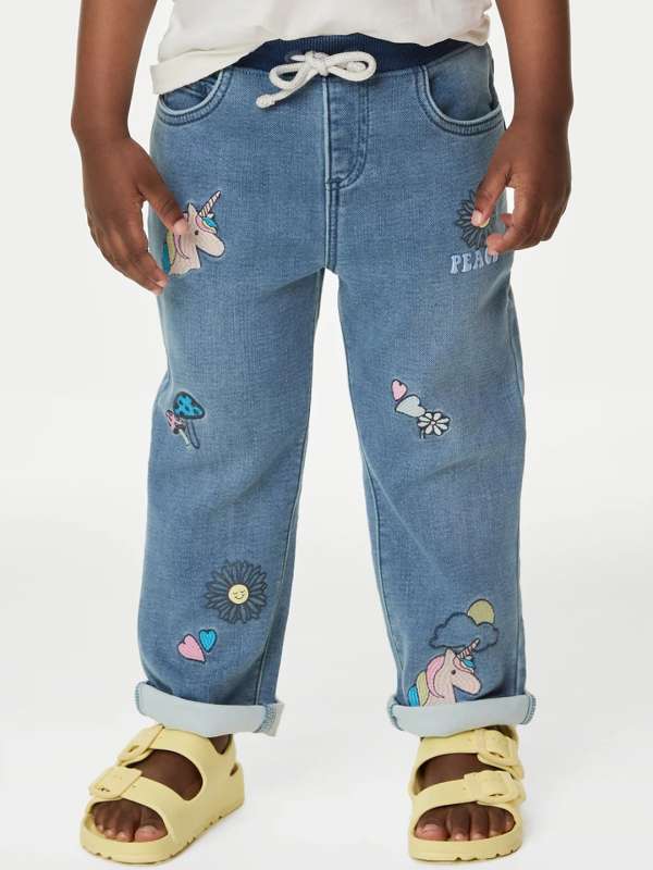 Marks and spencer girls jeans on sale