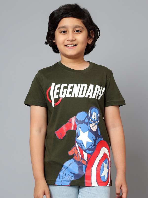 Kids Tshirts Captain America Buy Kids Tshirts Captain America online in India