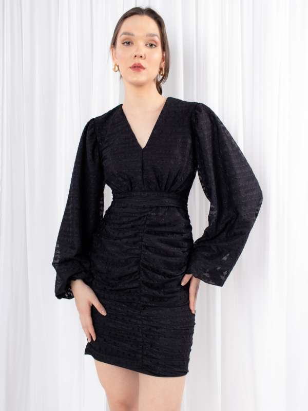 Embroidered bodycon dress 2025