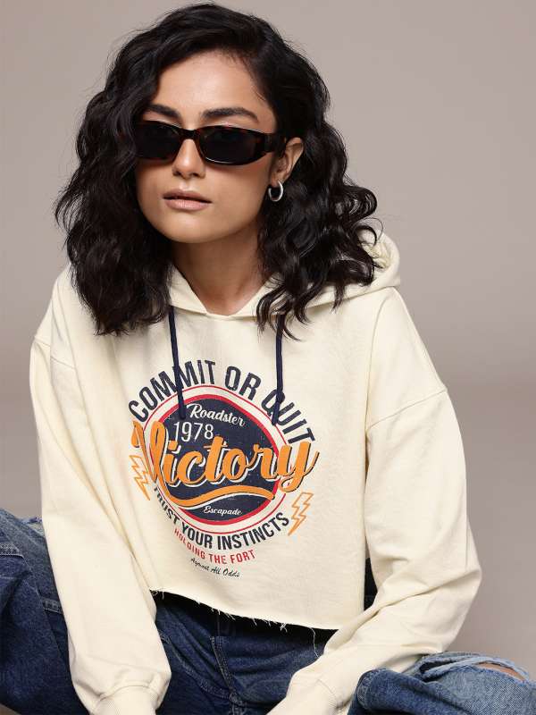 Crop hoodies online cheap