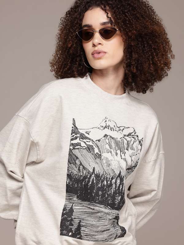 White sweatshirt for womens online cheap