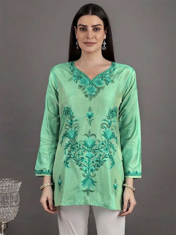 Pure silk kurtis online online