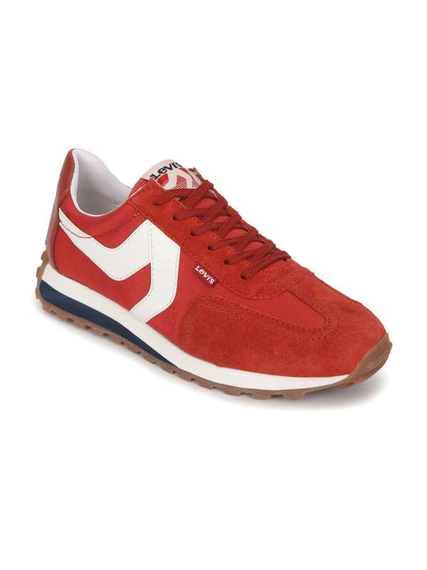 Levi's red sneakers sales