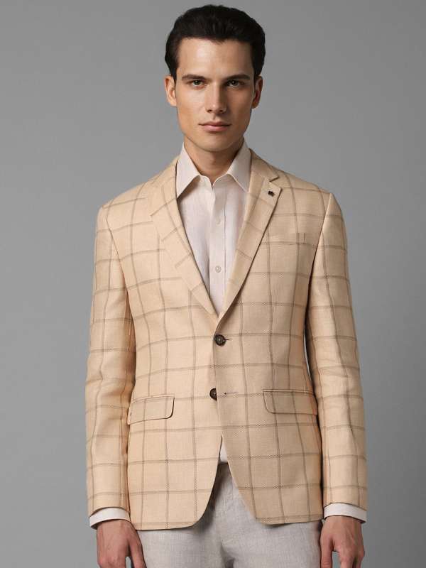 Louis philippe linen blazer hot sale