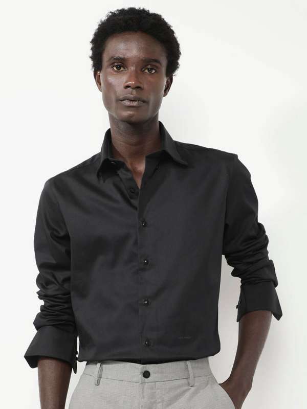 Men Formal Shirts 1 Jet Black Fs Buy Men Formal Shirts 1 Jet Black Fs online in India